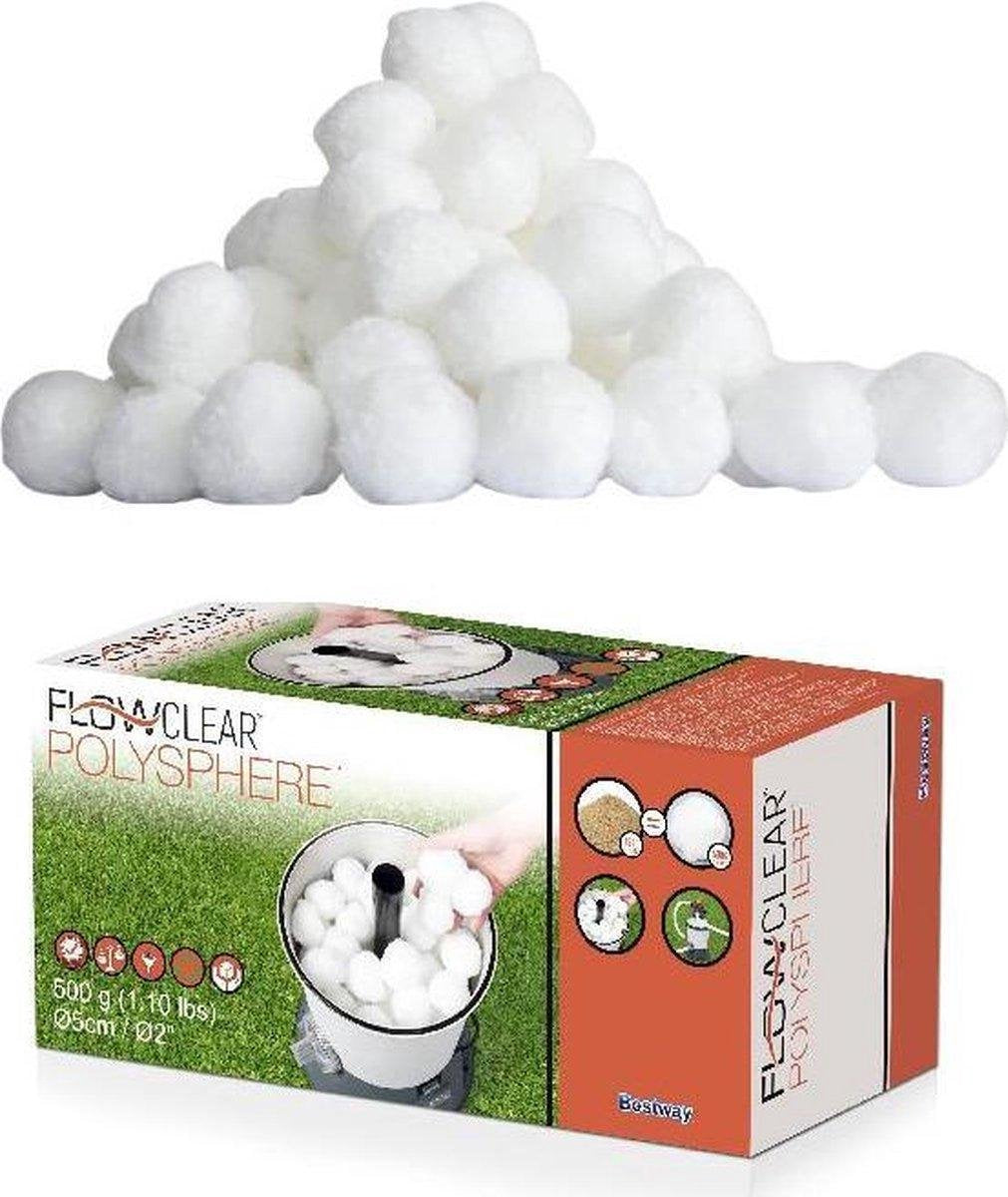 Aqualoon filtermateriaal vervangt zand in  zandfilters  500gr