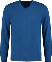 GENTS | Trui Heren V-neck Royal Blue 0074 Maat M 39/40