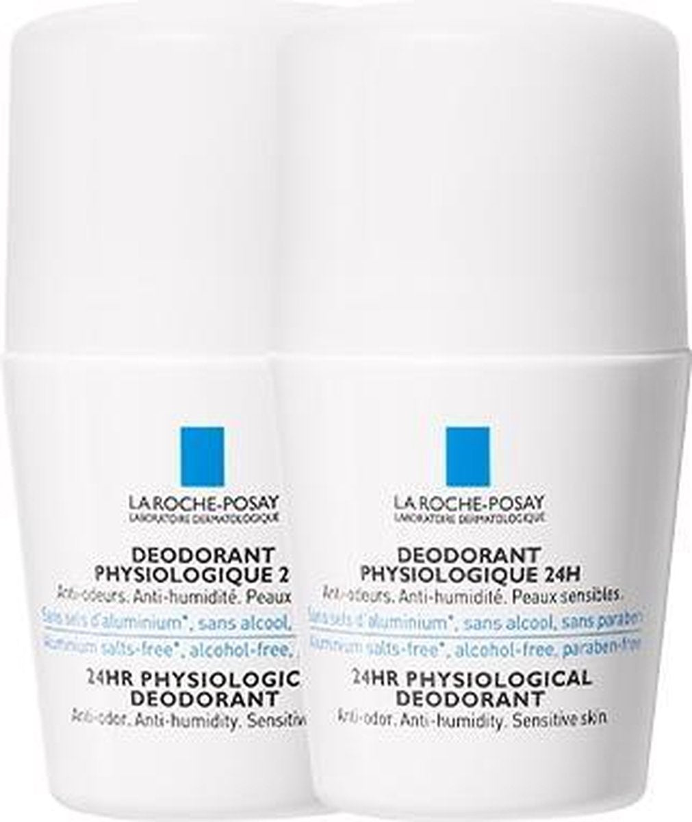 La Roche-Posay Fysiologische 24U Deodorant gevoelige huid - 2x50ml