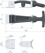 Kapvastzetter Rubber Roca 420152