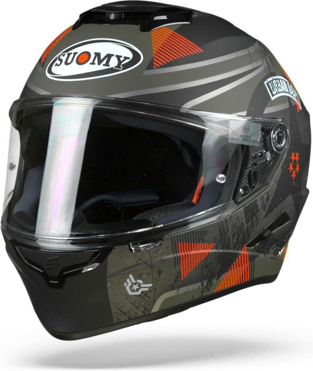 Suomy Stellar Wrench Mat Groen Grijs Integraalhelm - Motorhelm - Maat XXL