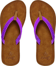 Reef Gypsy Macrame Dames Slippers Bruin Paars Maat 36