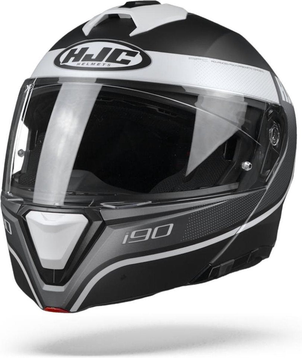 HJC I90 DAVAN Zwart Systeemhelm - Motorhelm  - Maat M