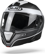 HJC I90 DAVAN Zwart Systeemhelm - Motorhelm  - Maat M