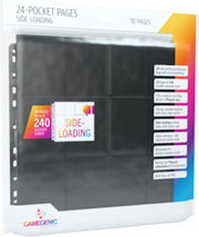Gamegenic 24-pocket sideloading pages (10stuks per verpakking)