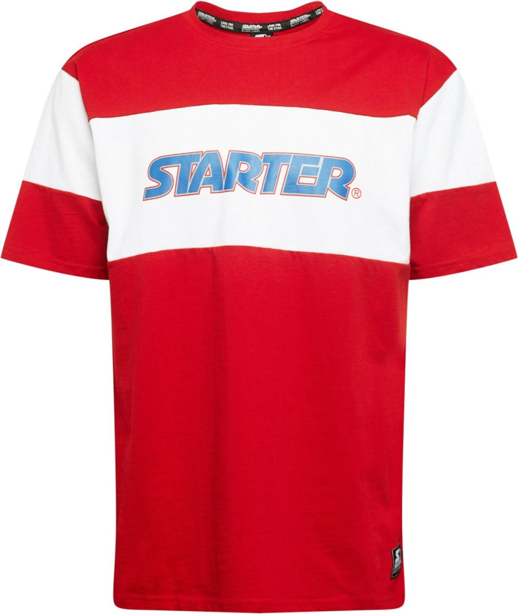 Starter Heren Tshirt -M- Block Jersey Rood