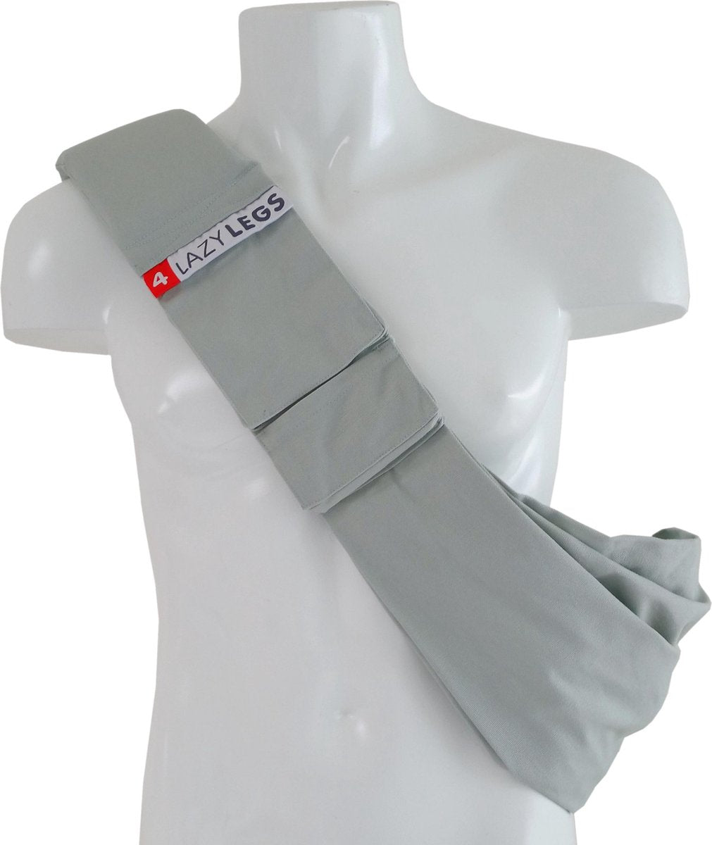 4lazylegs Hondendraagzak Pocket Canvas - Mineral grey (Grijs)