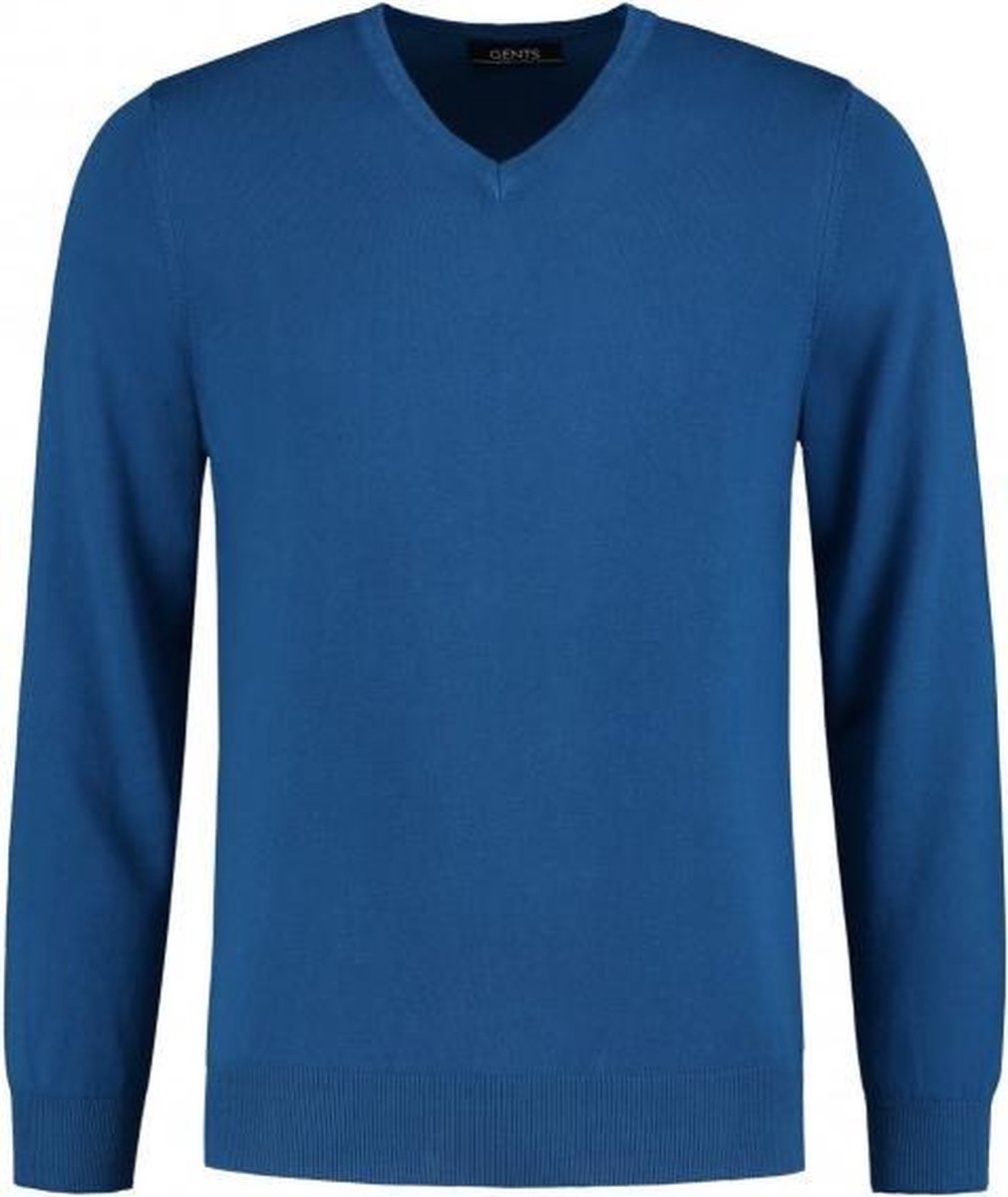 GENTS | Trui Heren V-neck Royal Blue 0074 Maat S 37/38