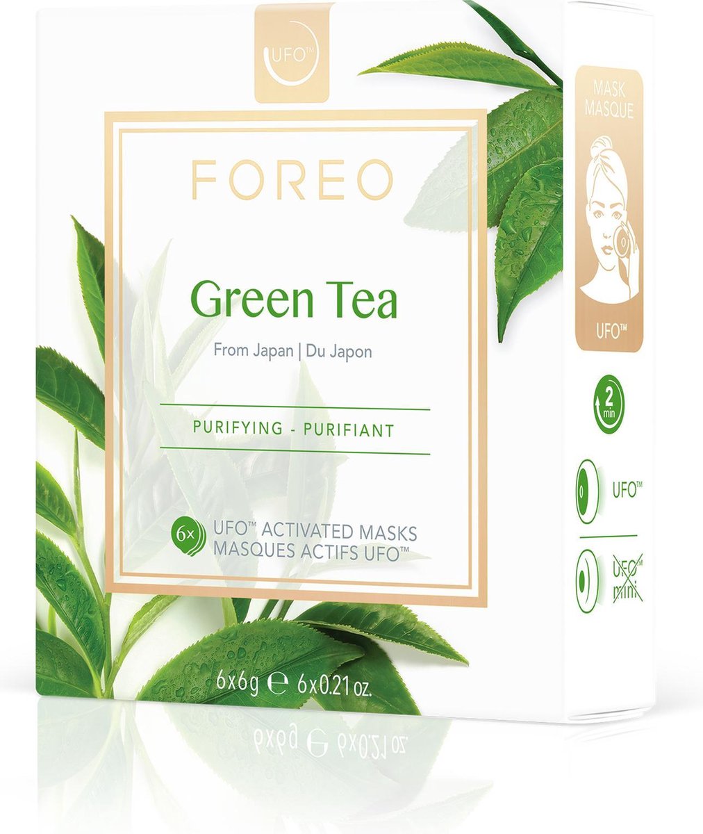 Green Tea FOREO UFO Zuiverend Gezichtsmasker