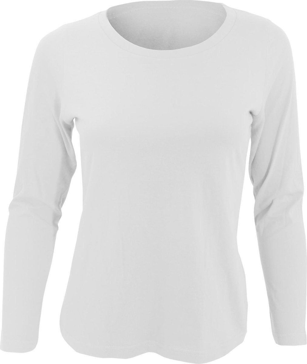 SOLS Dames/dames Majestic T-Shirt met lange mouwen (Wit)
