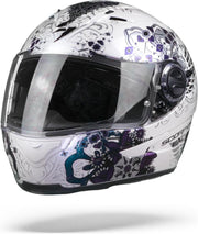Scorpion EXO-490 Divina White Chameleon Full Face Helmet S