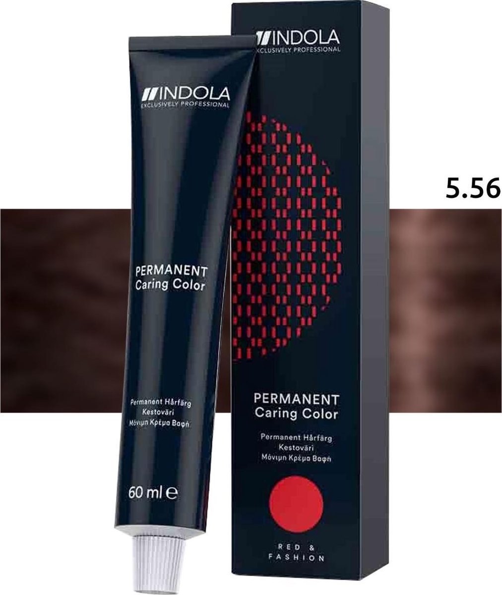 Indola Haarverf Profession Color Permanent Caring Color 5.56