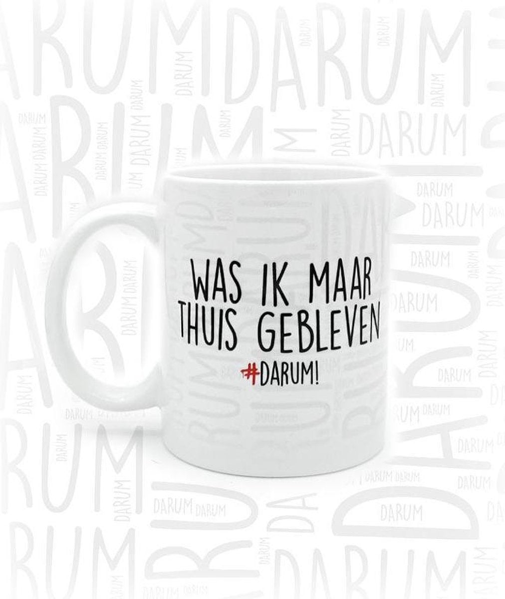 #DARUM! Koffiemok - Thuis gebleven