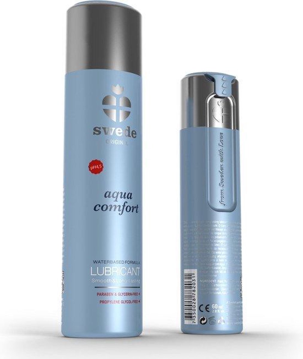 Aqua Comfort Waterbasis Glijmiddel - 60ml - Transparant - Drogist - Glijmiddelen - Drogisterij - Glijmiddel