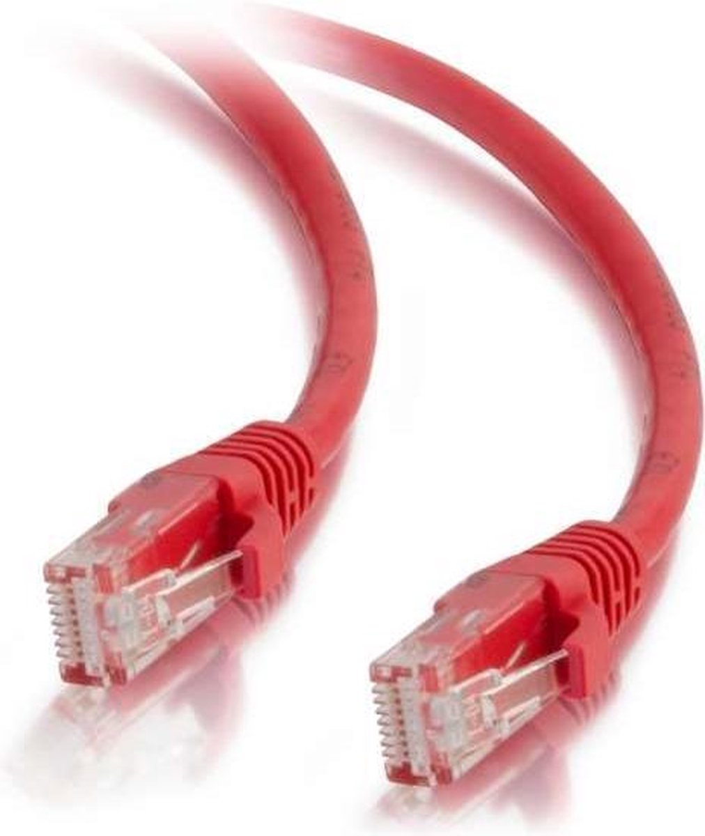 C2G 1m Cat6A UTP LSZH netwerkpatchkabel - Rood
