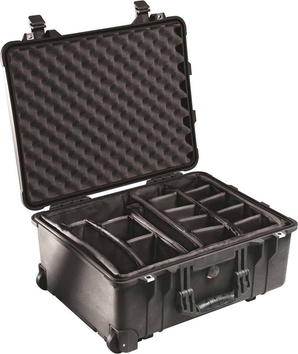 Peli 1564 Camerakoffer - met Dividers - Zwart