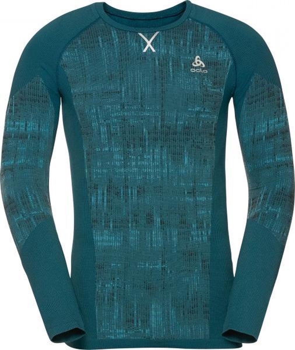 Odlo Blackcomb Top Crew Heren - Groen - maat XL