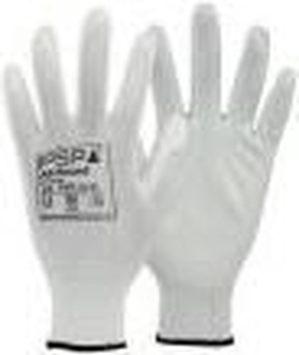 Werkplaats Handschoen PU-Flex | Maat M (8) Wit