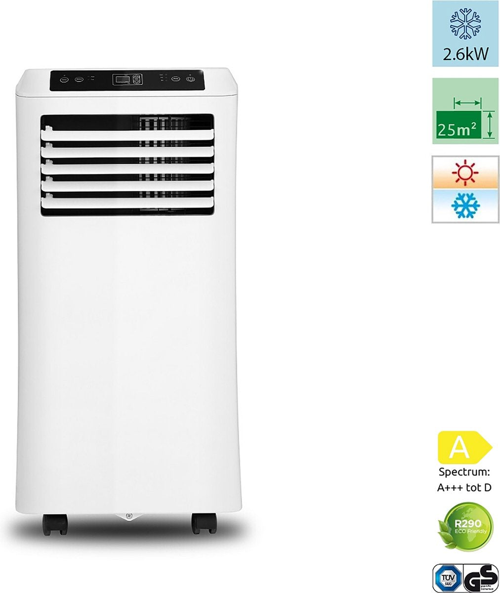 Mobiele airconditioner met mogelijkheid tot verwarmen