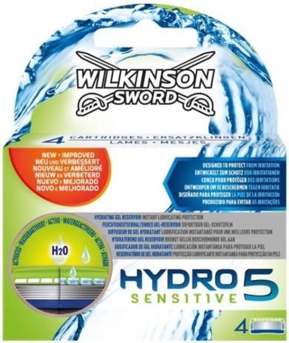 Wilkinson Sword Hydro 5 Sensitive Razor Blades 4pcs