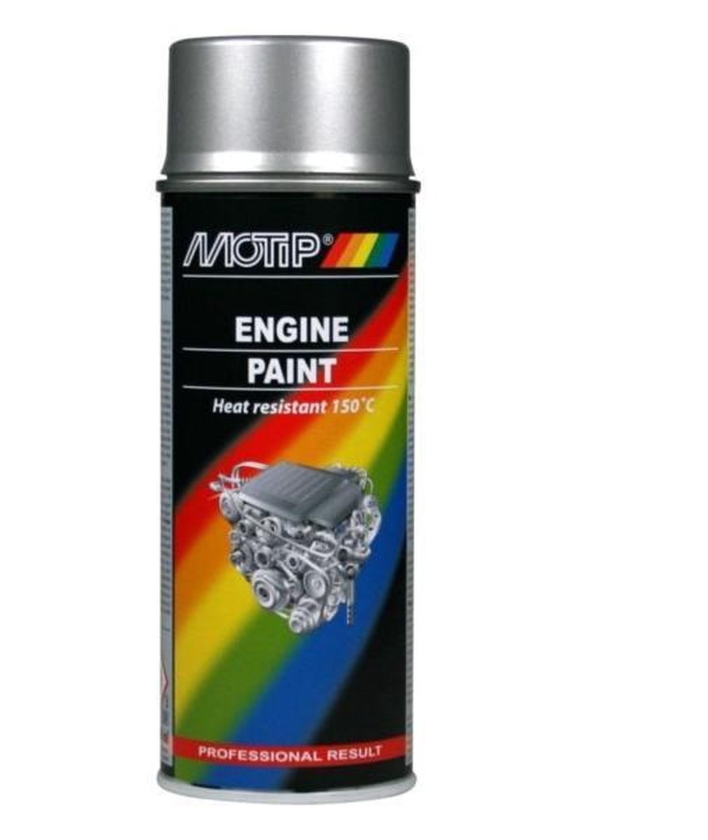 MOTIP Engine Paint MOTORLAK in Spuitbus Aluminium