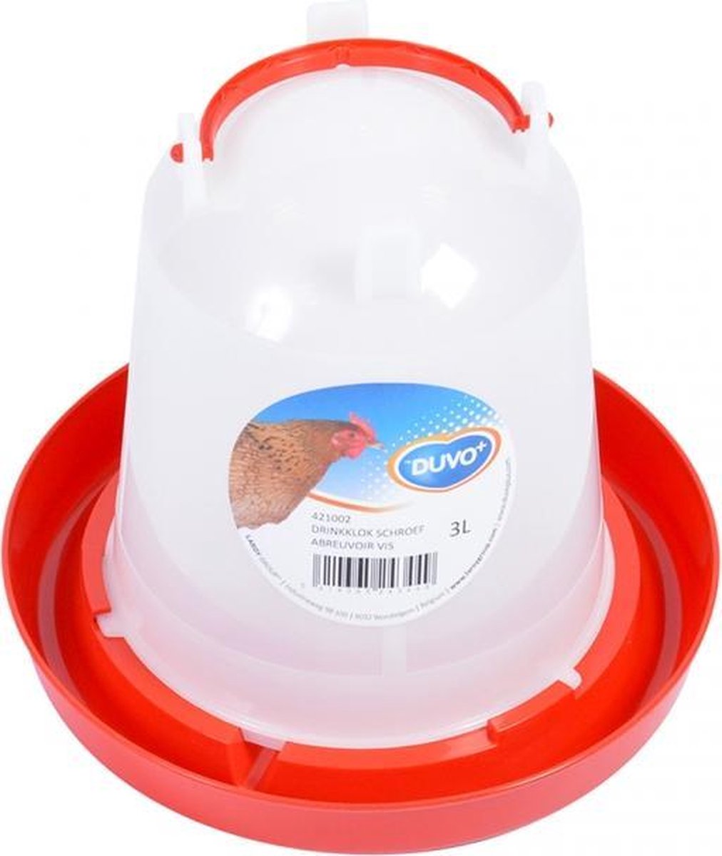 Drinkklok met schroef en handvat - 3 L