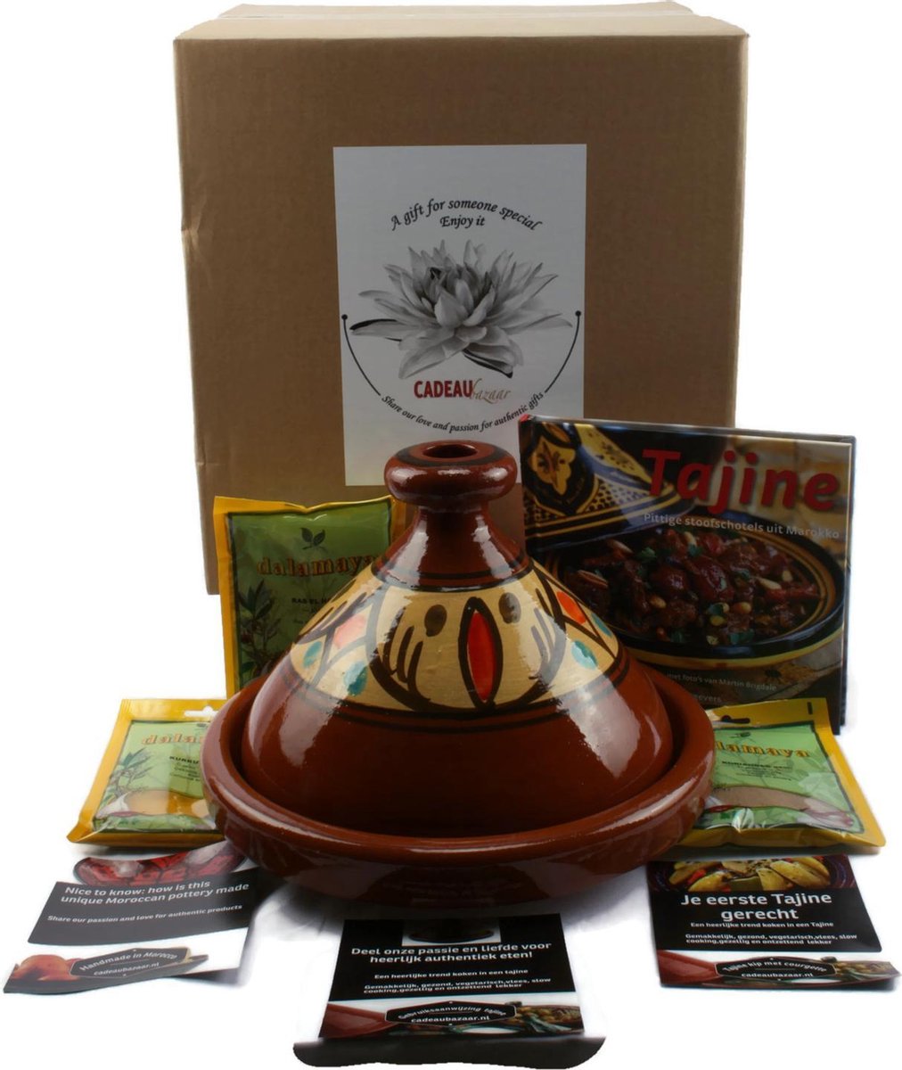 Tajine - 3 persoons - inclusief kookboek