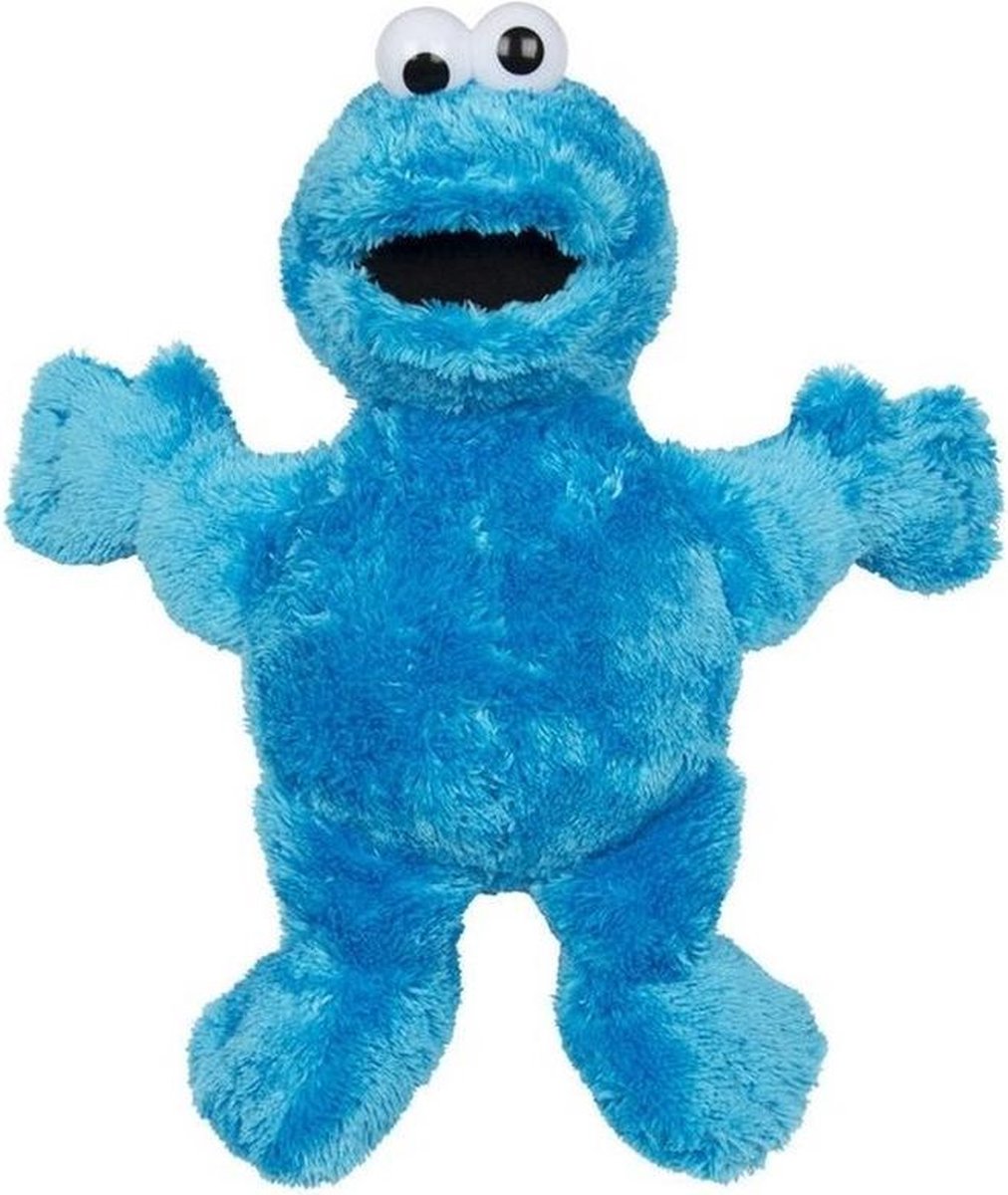 Blauwe pluche Koekiemonster Sesamstraat knuffel/pop 38 cm