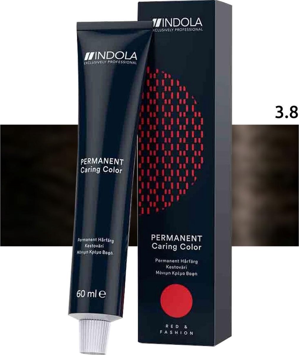 Indola Haarverf Profession Color Permanent Caring Color 3.8