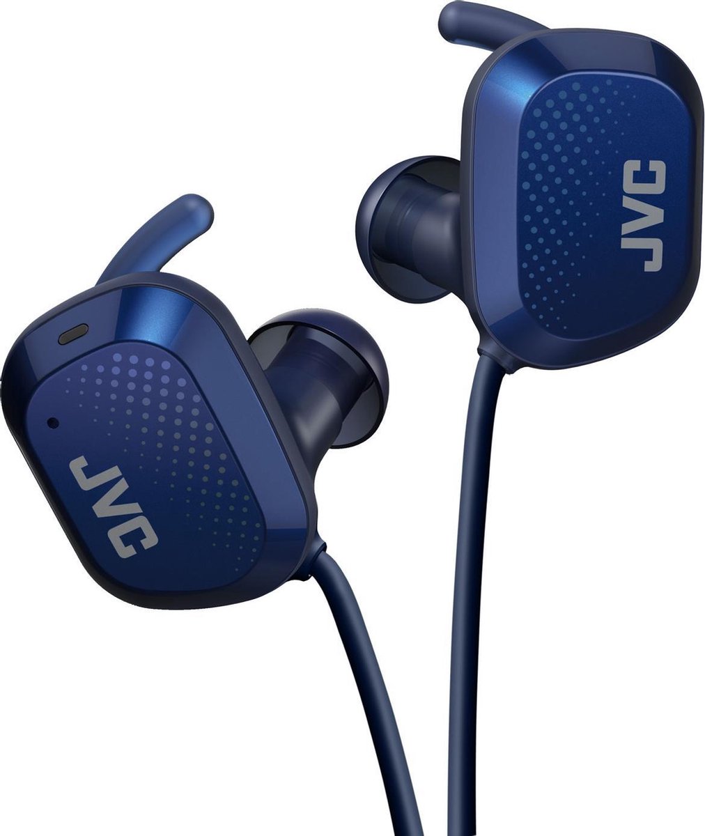 JVC HA-AE1W - Draadloze sport oordopjes - Blauw