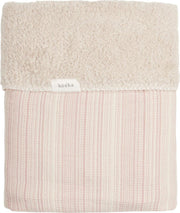 Koeka Wiegdeken Maui teddy - old pink/soft sand 75x100cm