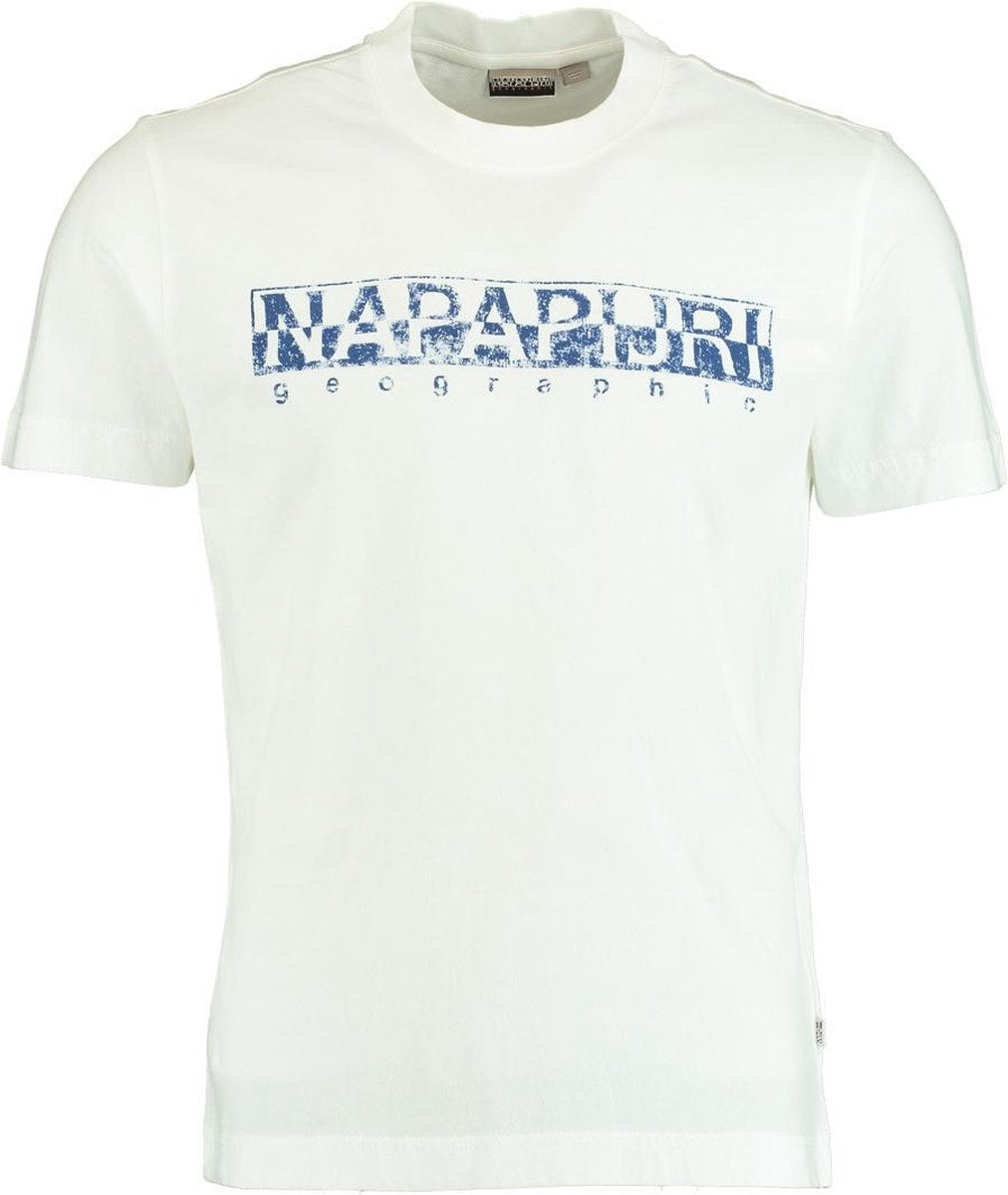 Napapijri T-shirt Wit 2XL Heren