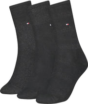 Tommy Hilfiger 3P Sparkle Dames Sokken Giftbox - Maat 35/38