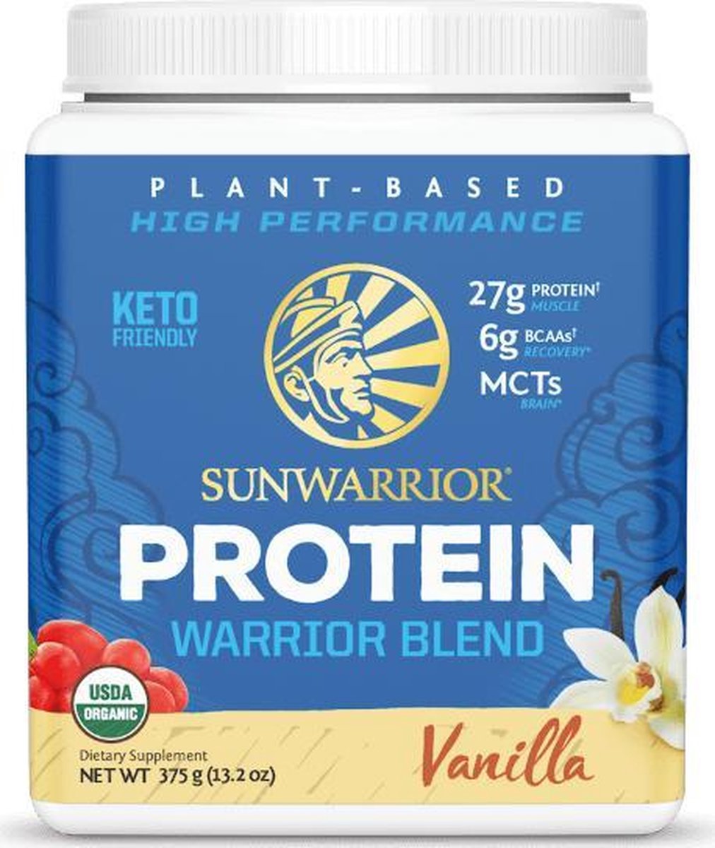 Sunwarrior blend proteine eiwitten vanille 375 gram