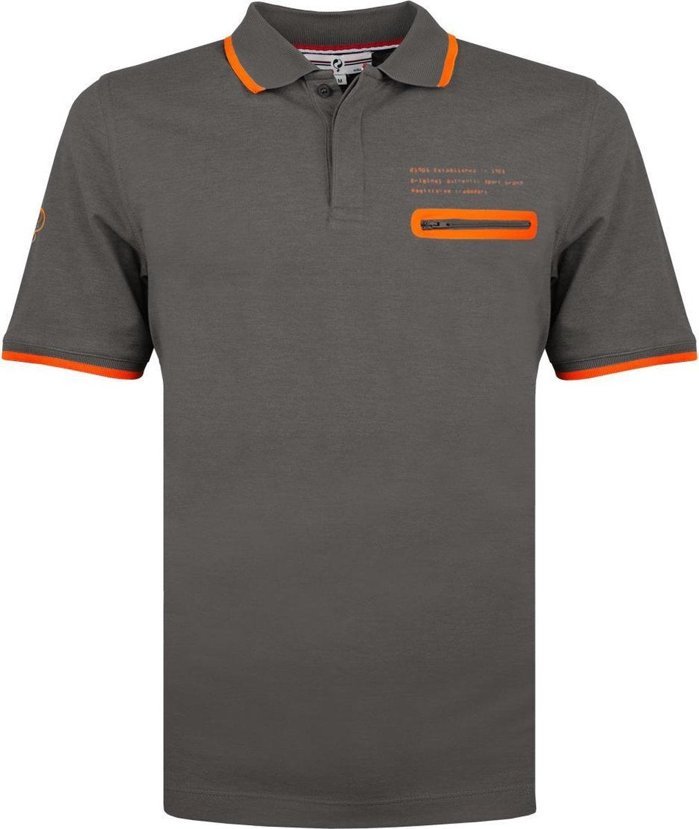 Heren Polo Zomerland - Donkergrijs