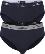 Gotzburg heren slips (2-pack) - donkerblauw -  Maat: XL