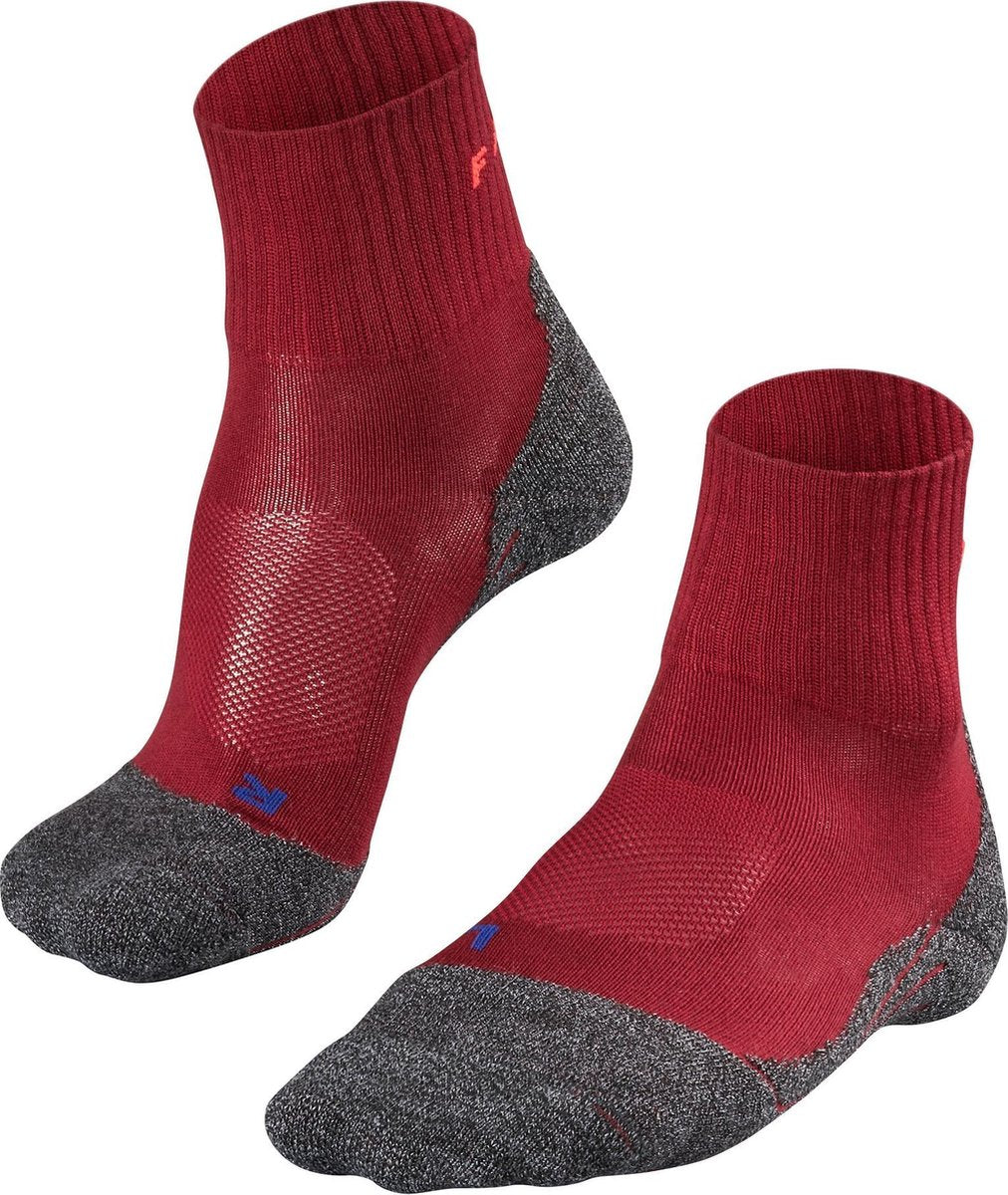 FALKE TK2 Short Cool Dames Sokken - Red - Maat 37-38