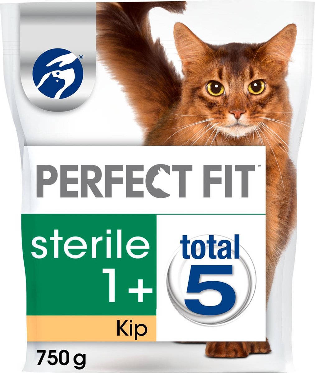 Perfect Fit Sterile Adult 1+ Brokjes - Kip - Kattenvoer - 4 x 750g