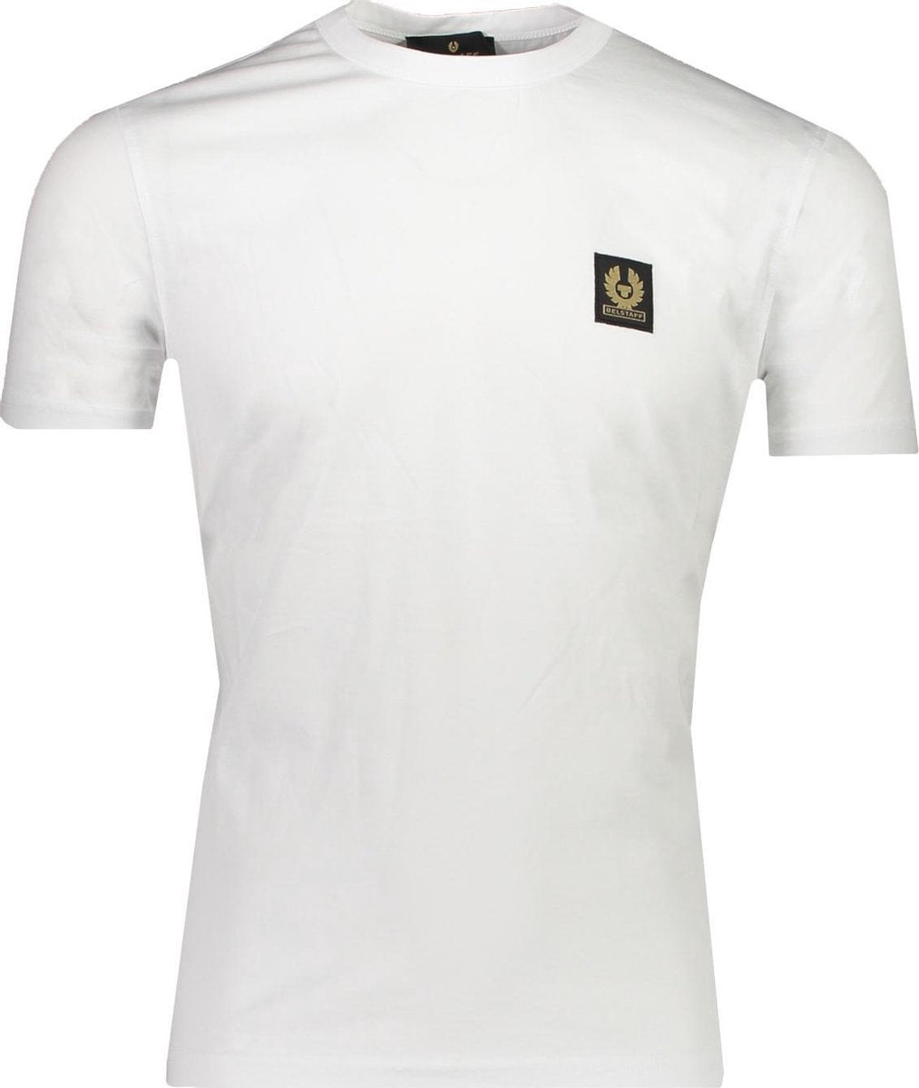Belstaff T-shirt Wit Getailleerd - Maat S - Heren - Lente/Zomer Collectie - Katoen