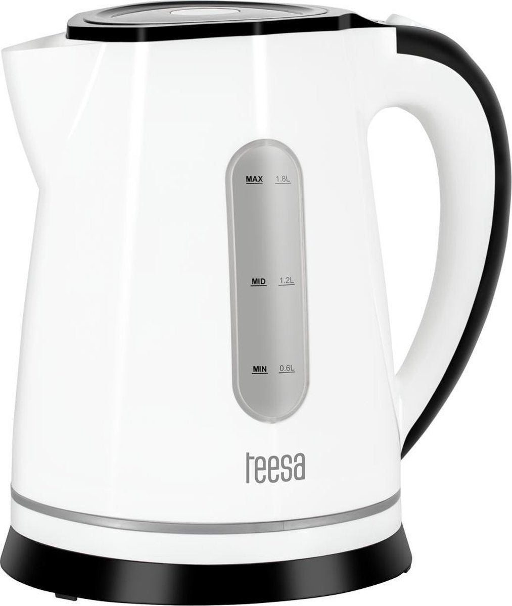 Teesa TSA1020W - draad en geruisloze waterkoker wit