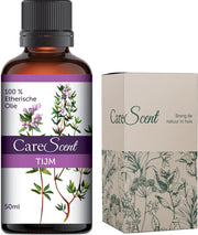 CareScent Etherische Tijm Olie | Essentiële Olie voor Aromatherapie | Geurolie | Aroma Olie | Aroma Diffuser Olie | Tijmolie- 50ml