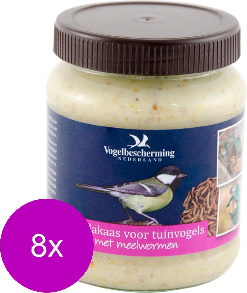 Wildbird Vogelbescherming  Pindakaas Meelworm - Tuinvogelvoer - 8 x 330 g