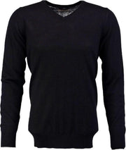 Dstrezzed dunnere zachte donkerblauwe trui fine merino - Maat  XXL