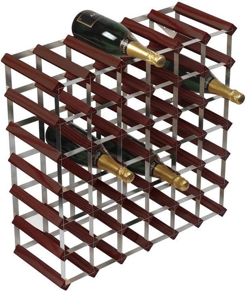 RTA - Traditional wine rack 42 bottles dark wood