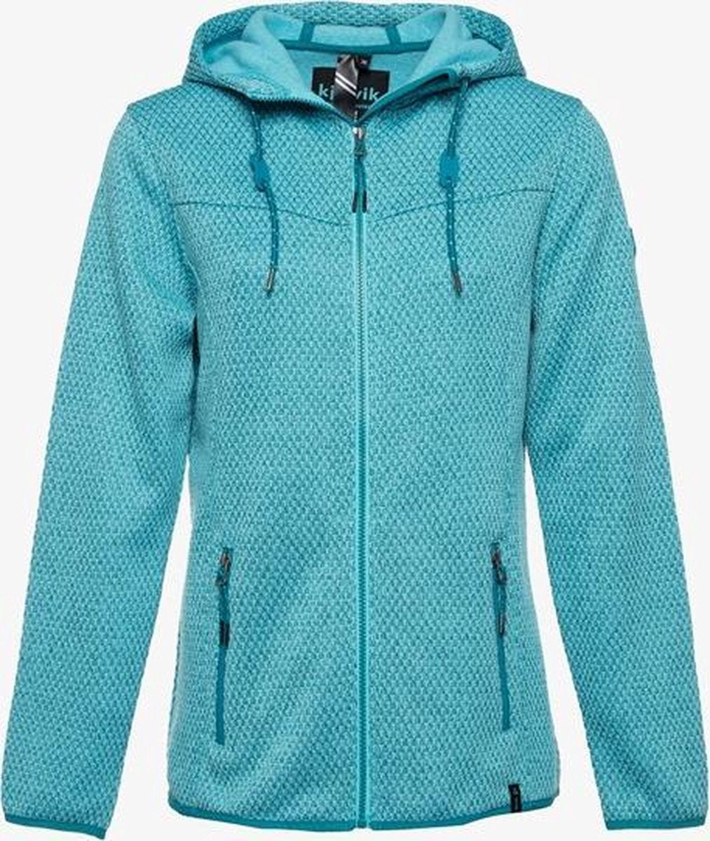 Kjelvik dames fleece vest - Blauw - Maat S