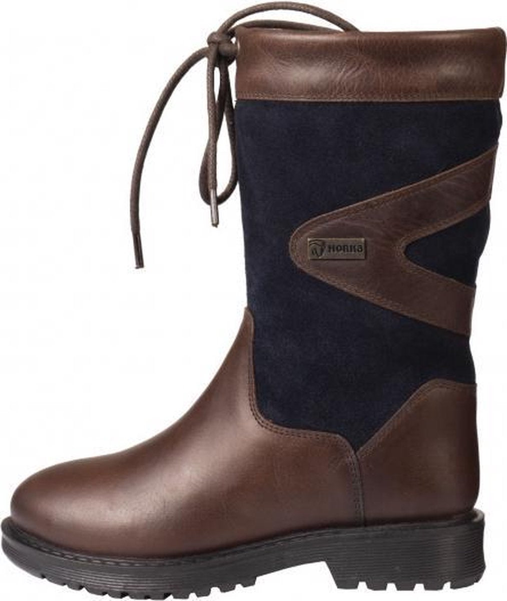 Horka Outdoorlaarzen Greenwich Junior Leer/suède Blauw Maat 32