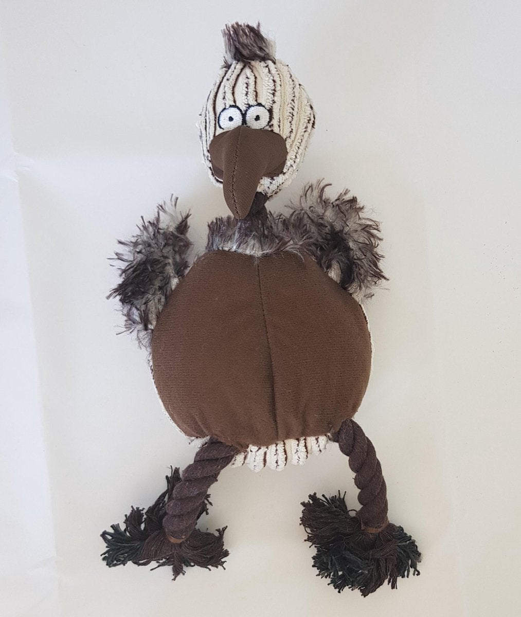 Vogel Knuffel & Touw voor hond