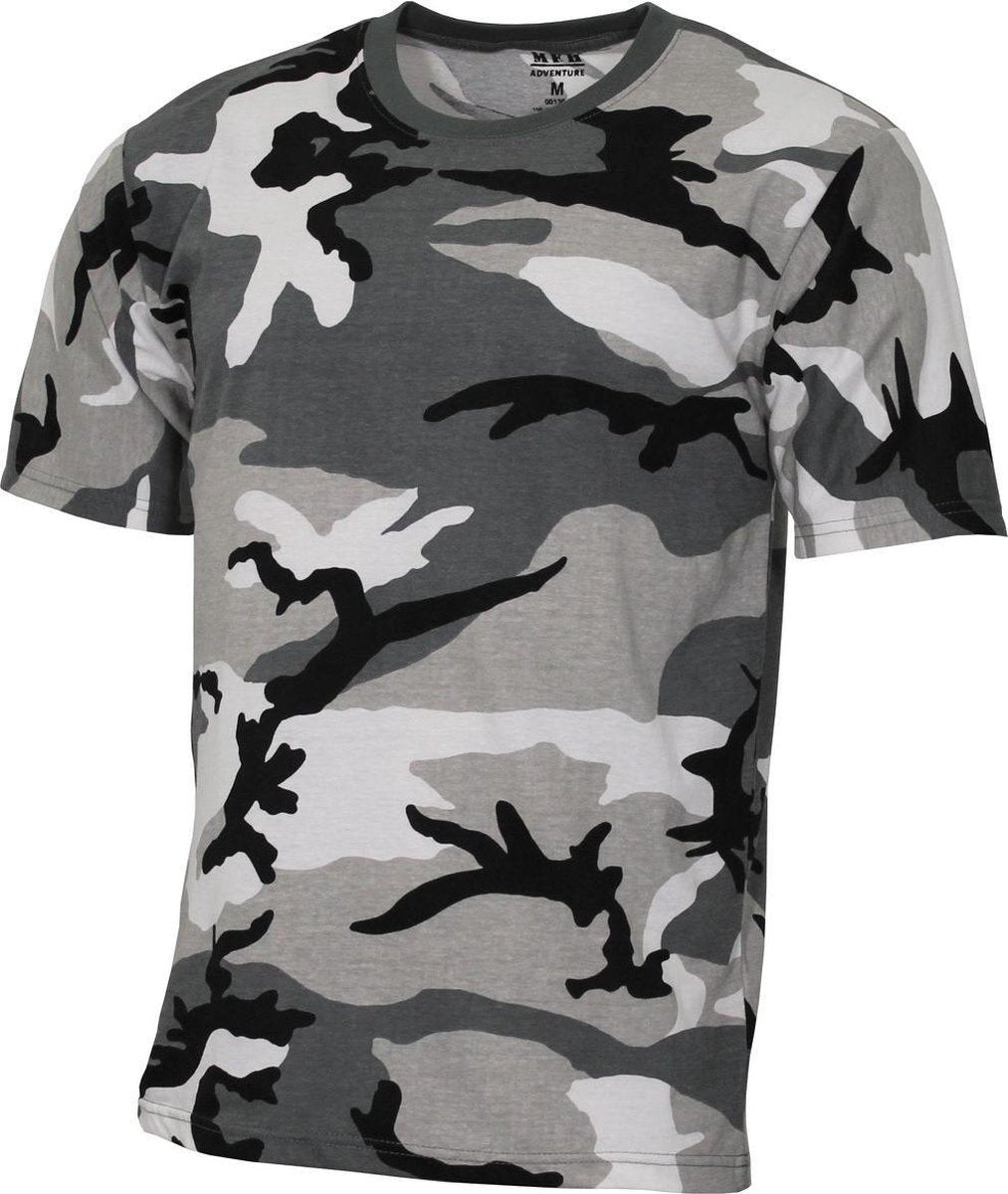 MFH - US T-shirt  -  "Streetstyle"  -  Urban camo  -  145 g/m² - MAAT L