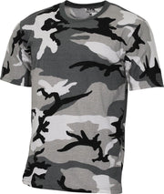 MFH - US T-shirt  -  "Streetstyle"  -  Urban camo  -  145 g/m² - MAAT L