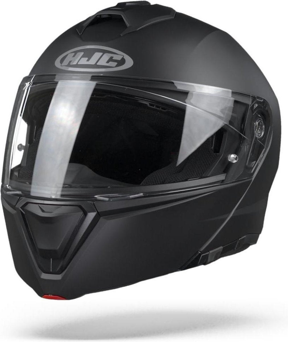 HJC I90 MAT Zwart Systeemhelm - Motorhelm  - Maat XXL